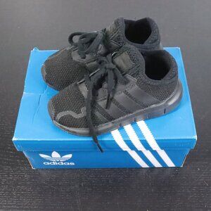 Adidas Youth Boy's 9K Swift Run XI Ortholite Black Athletic Sneaker Shoes